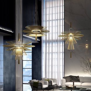 Forestier Gravity 1 hanglamp Ø86cm crème