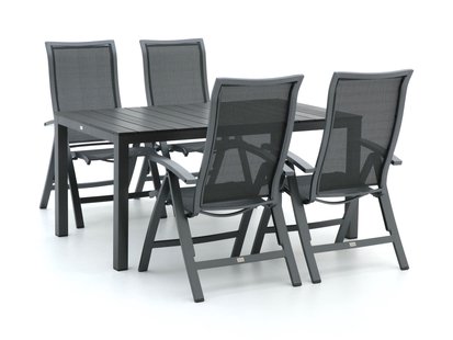 Bellagio Lugo/Fidenza 160cm dining tuinset 5-delig verstelbaar - Laagste prijsgarantie!