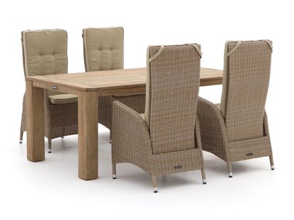 Intenso Fabrizi/ROUGH-X 180cm dining tuinset 5-delig verstelbaar - Laagste prijsgarantie!