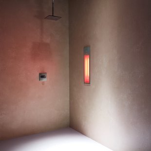 Sunshower Pure 2.0 Grey Infrarood Inbouwapparaat 19.9x61.9x10 cm Half Body Aluminium Grijs