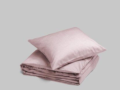 Yumeko Dekbedovertrek katoen Tencel™ rose chambray 140x220 + 1/60x70 60% biologisch katoen, 40% TENCEL™