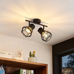 Lindby Nurja plafondspot, 2-lamps