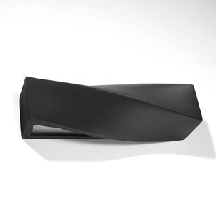 SOLLUX LIGHTING Wandlamp Turn van keramiek, up/down, zwart