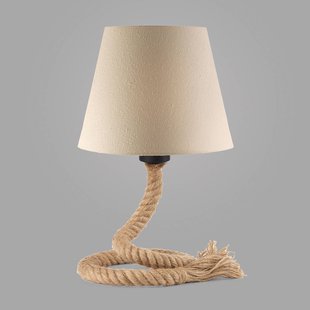 ONLI Mauli tafellamp van touw en stof