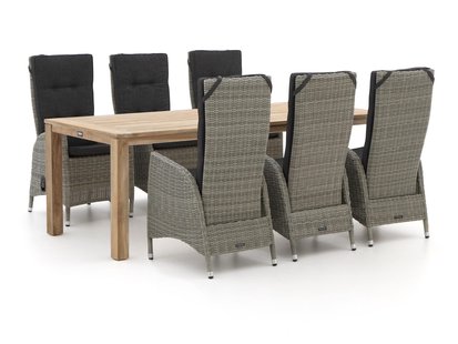 Intenso Fabrizi/ROUGH-S 220cm dining tuinset 7-delig verstelbaar - Laagste prijsgarantie!