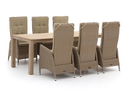 Intenso Fabrizi/ROUGH-S 220cm dining tuinset 7-delig verstelbaar - Laagste prijsgarantie!