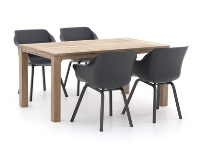 Hartman Sophie Element/ROUGH-S 160cm dining tuinset 5-delig - Laagste prijsgarantie!