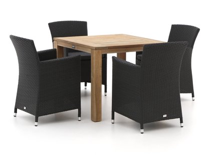 Forza Barga/ROUGH-S 90cm dining tuinset 5-delig - Laagste prijsgarantie!