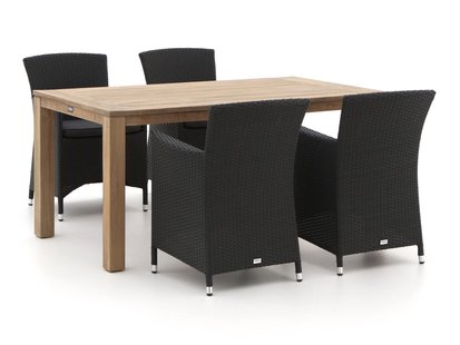 Forza Barga/ROUGH-S 160cm dining tuinset 5-delig - Laagste prijsgarantie!