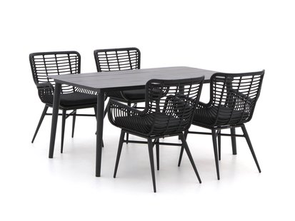 Intenso Asti/Sora 160cm dining tuinset 5-delig - Laagste prijsgarantie!