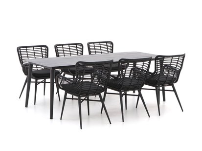Intenso Asti/Sora 220cm dining tuinset 7-delig - Laagste prijsgarantie!