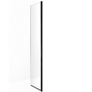 BWS Draaibare Douchewand 30x200 cm 8mm NANO Glas Mat Zwart