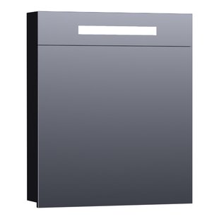 Spiegelkast 2.0 Exclusive Line 60cm Rechtsdraaiend Mat Zwart Spiegelkast 2.0 Exclusive Line 60cm Rechtsdraaiend Mat Zwart