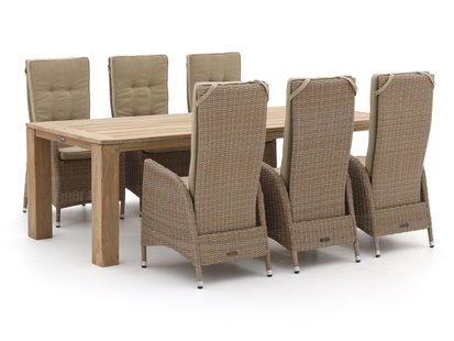 Intenso Fabrizi/ROUGH-X 240cm dining tuinset 7-delig verstelbaar - Laagste prijsgarantie!