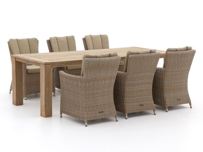 Intenso Adriano/ROUGH-X 240cm dining tuinset 7-delig - Laagste prijsgarantie!