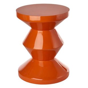 POLSPOTTEN Zig Zag Bijzettafel - Oranje