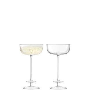 Set van 2 champagneglazen Theatre | L.S.A.