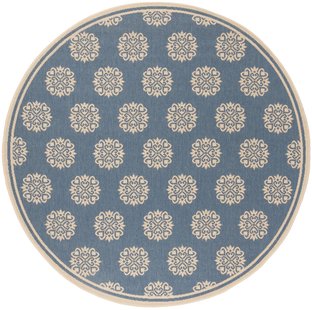 Vloerkleed Cassis ron in- & outdoor |