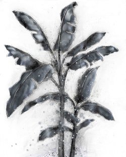 Decoratief wandobject Palm II 80cm x 100cm | Decorationable