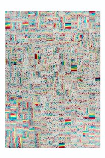 Vloerkleed Metallic handgemaakt leer | Forte Collection