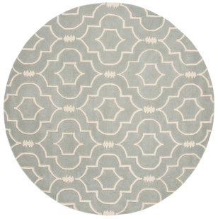 Vloerkleed Morgan rond handgemaakt |