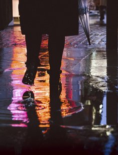 Wanddecoratie City Rain | Wandkraft Wanddecoratie City Rain | Wandkraft