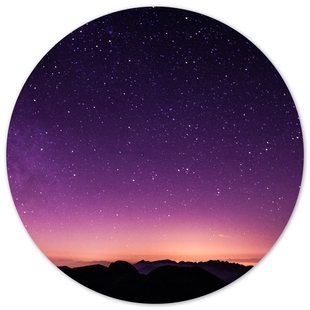 Wanddecoratie cirkel Night Sky outdoor | Label2X Wanddecoratie cirkel Night Sky outdoor | Label2X