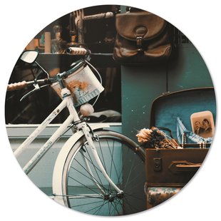 Wanddecoratie cirkel Vintage | Label2X Wanddecoratie cirkel Vintage | Label2X