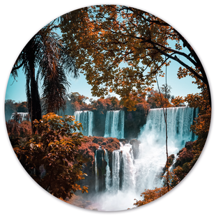 Wanddecoratie cirkel Waterfall | Label2X Wanddecoratie cirkel Waterfall | Label2X