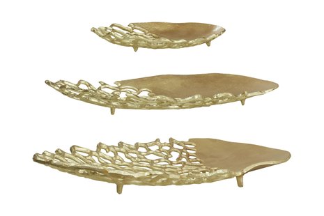 Set van 3 decoratieve plateaus Dion | Underbar
