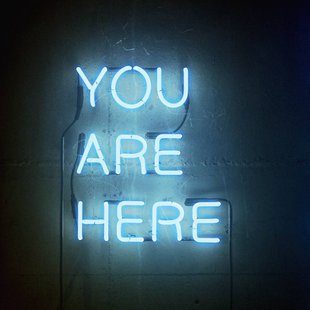 Wanddecoratie You Are Here Sign | Wandkraft Wanddecoratie You Are Here Sign | Wandkraft