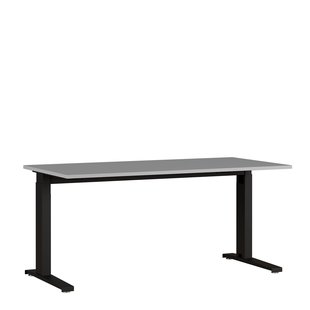 Bureau Ergonoma Lichtgrijs Zwart 160 CM