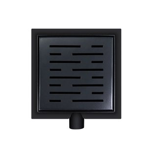 Doucheput BWS Pozo met Zijuitlaat en Flens 15 cm Mat Zwart Doucheput BWS Pozo met Zijuitlaat en Flens 15 cm Mat Zwart