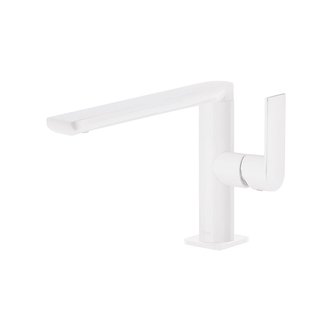 Wastafelmengkraan Tres Loft Colors 1-Hendel Uitloop Recht 15,5 cm Rond Mat Wit Wastafelmengkraan Tres Loft Colors 1-Hendel Uitloop Recht 15,5 cm Rond Mat Wit