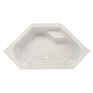Hoekbad Sanindusa Rimini 145x145 cm Acryl Wit