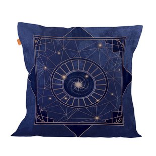 Kussenhoes Deep Blue | Blanc