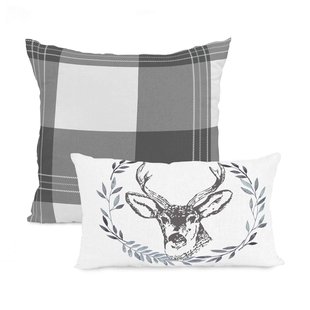 Set van 2 kussenhoezen Alaska | Blanc