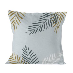 Kussensloop Foliage Mint | Blanc