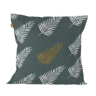 Kussensloop Foliage Mint | Blanc