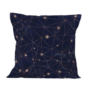 Kussensloop Deep Blue | Blanc