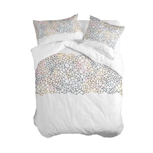 Dekbedovertrek Net | Blanc