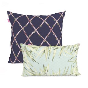 Set van 2 kussenhoezen Cranes | Happy Friday