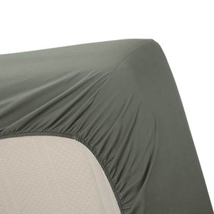 Ambiante Cotton Uni Hoeslaken 140 x 200 cm - Groen