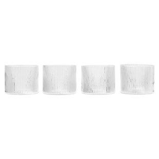 Ripple Low Glas, set van 4