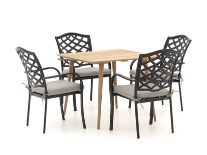 Hartman Berkeley/ROUGH-K 90cm dining tuinset 5-delig - Laagste prijsgarantie!