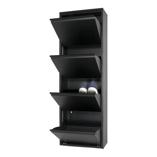 Schoenenkast Oscar-4 Zwart