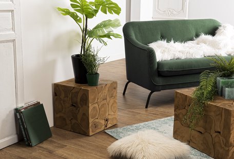 Bijzettafel Luna vierkant | Macabane