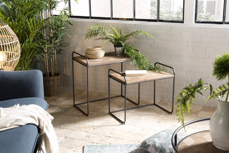 Set van 2 bijzettafels Haby | Macabane