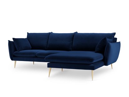 3.5-zitshoekbank Elio rechts velvet | Milo Casa