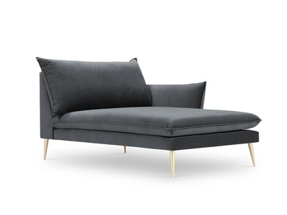 Chaise Longue Elio rechts velvet | Milo Casa